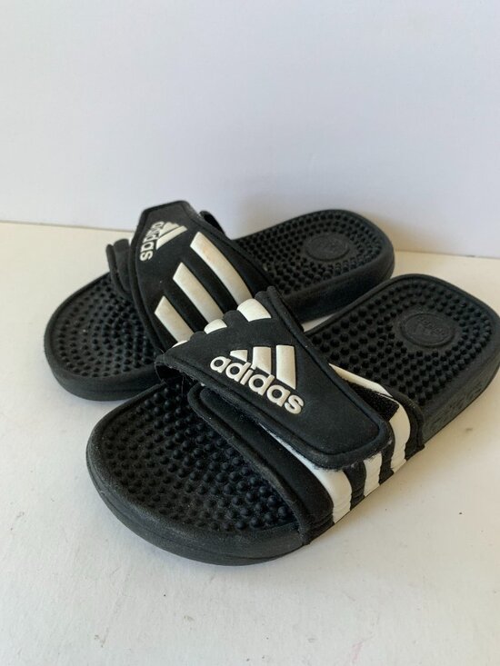 adidas Other - Adidas Kids Sandals Black & White Size 12K (125511612)